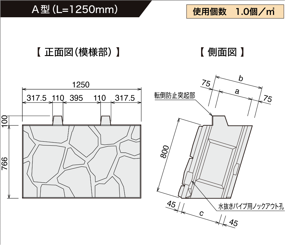 A型(L=1250mm)